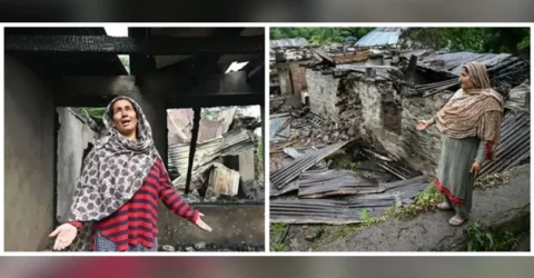 নিয়ন্ত্রণ রেখার দুই প্রান্তে আতঙ্কে মানুষ, ঘরছাড়া অনেকে