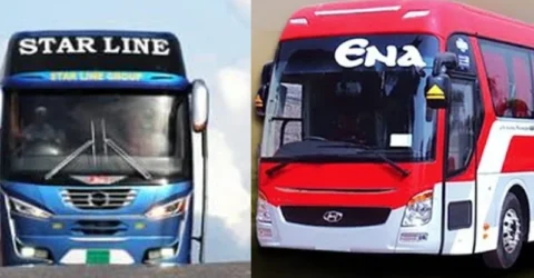 এনা ও স্টারলাইন পরিবহনের ১৯০ গাড়ি জব্দ